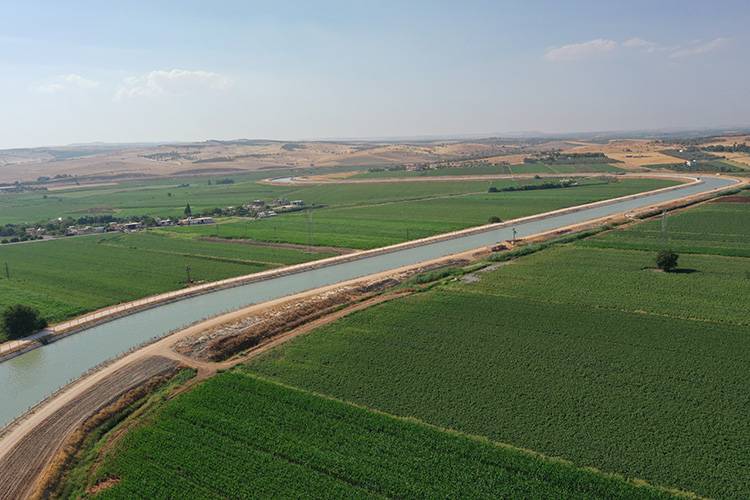 Türkiye'nin en uzun yapay nehri. Panama Kanalının 3 katı uzunluğunda 1